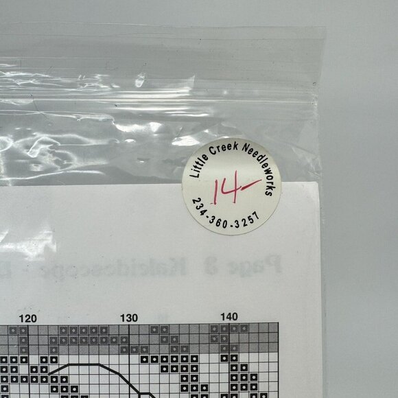 Ink Circles "Kaleidoscope" Cross Stitch Pattern 2006 Needlework Craft Mandala - Picture 4 of 5